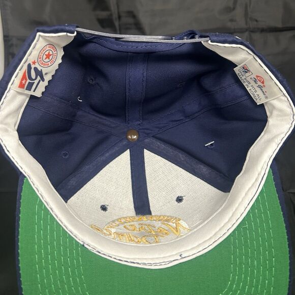 VTG 90s Notre Dame Snapback Hat The Game NCAA Fighting Irish Cap - Picture 6 of 7